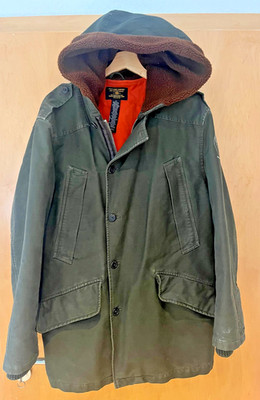 * Polo by Ralph Lauren Denim Supply Military Field Parka Winterjacke, Größe M *