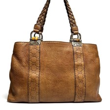 Borsa a tracolla Gucci in pelle di bambù originale