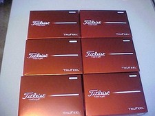NEW 6 DOZEN 72 GOLF BALLS TITLEIST WHITE TRUFEEL, TRU FEEL BALL