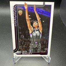 2025-26 Topps NBA Flagship Basketball Ace Bailey RC Rookie #205 Utah Jazz Base