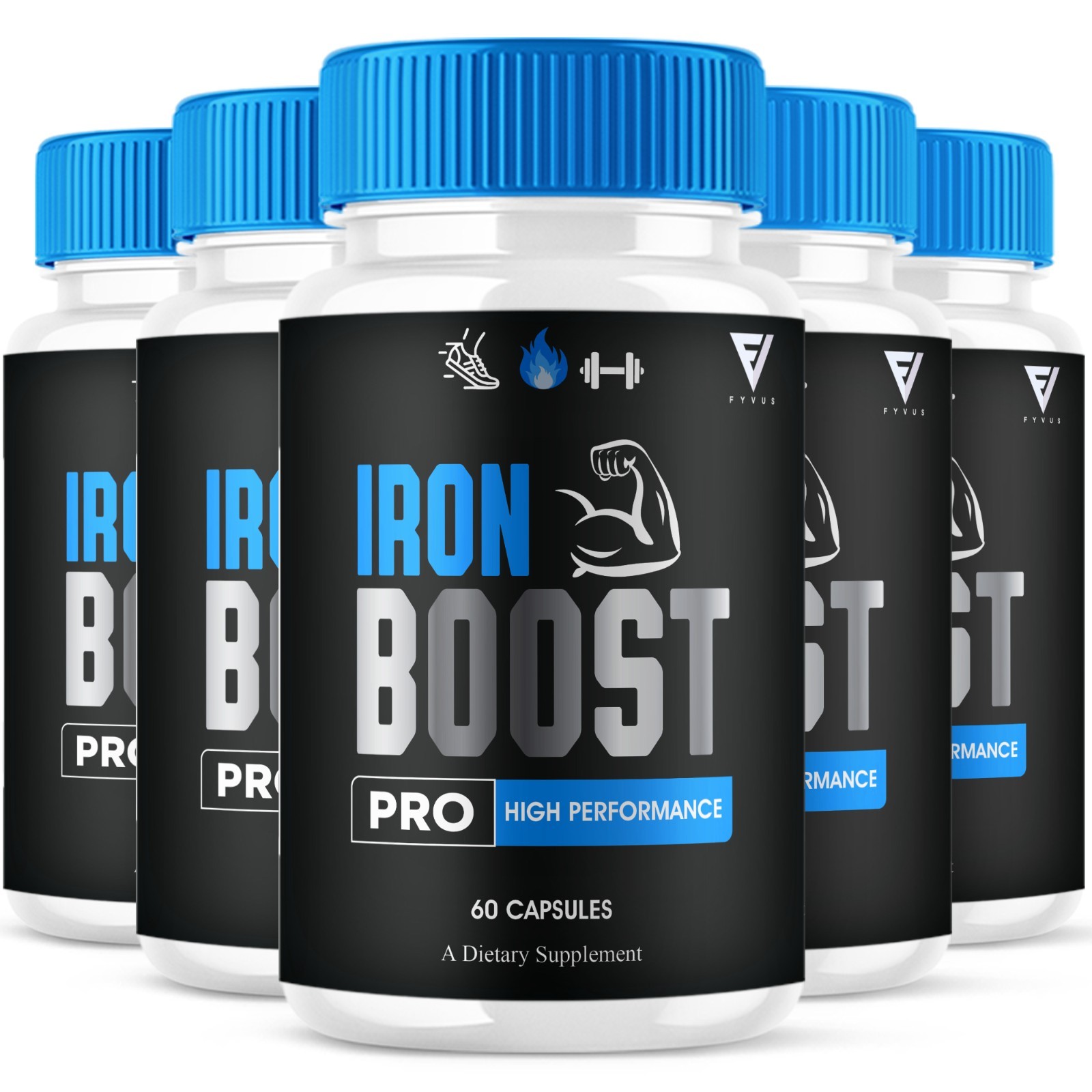 Boost Pro High Performance Supplement, Ironboost (300 Capsules)