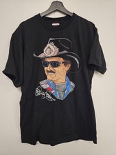 Vintage Richard Petty Shirt Mens XL Black NASCAR Racing Graphic Tee 1983 USA