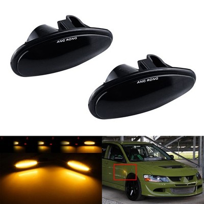 2x LED Seitenblinker Blinklicht lampe für 1995-1999 Mitsubishi Eclipse II (D3_A)
