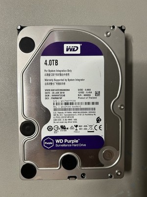 Western Digital 4TB WD40PURX WD Purple SATA III Hard Drive