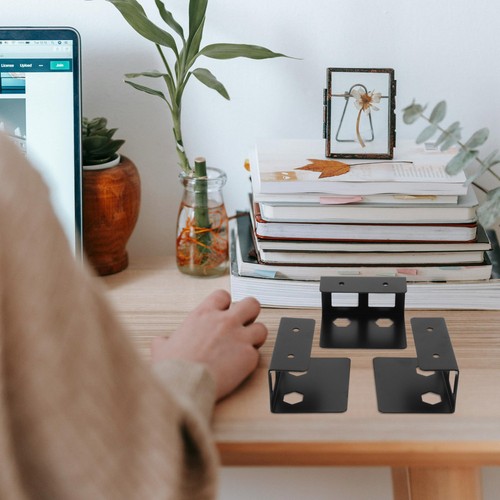 Under Desk Laptop Stand Computer for Keyboard Storage Rack Hanging Holder - 第 7/12 張圖片