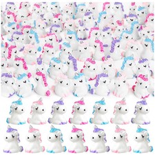 48Pcs Mini Resin Unicorn, Miniature Unicorn Figurines, Mini Resin Animals to ...