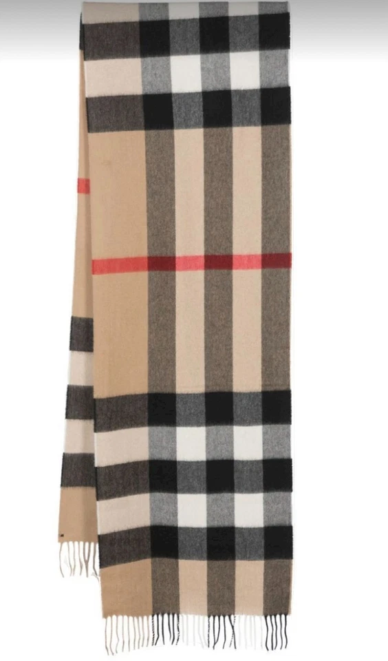 Bufanda a cuadros Nova 100 % cachemir Foto 2 de 3