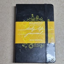 Moleskine Daily Life Ruled Journal Hsrd Cover Acid-Free Paper Elastic Closure