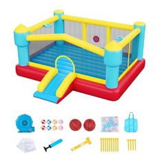 Uimoso Inflatable Bounce House 14.7 x 13.8 x 6.8 ft Jumping Castle for Kids