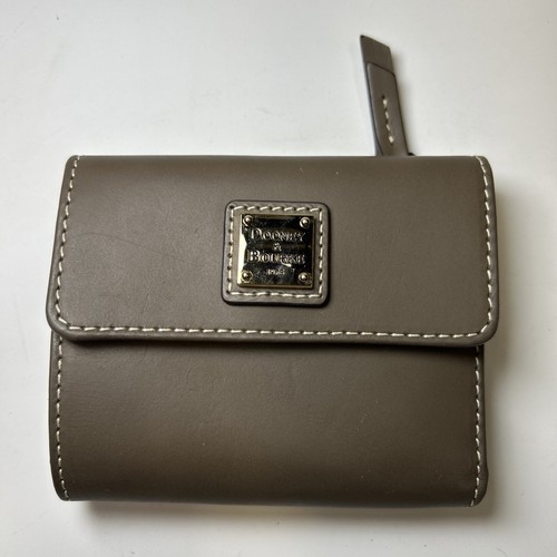 Dooney and Bourke Leather Card Holder Wallet Brown Women’s Wallet Purse - Picture 2 of 7