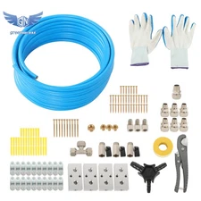 Compressed Air Line Kit 1/2” × 100FT, Shop Air Line Kit, Shop Air Compressor