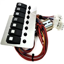 NEW Carling Technologies Multi Function Yacht / Boat Push Button 7 Switch Panel