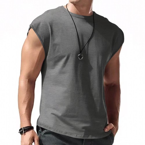 Plus Size 38-50 Mens Vest Tank Tops Summer Bodybuilding Gym Muscle T Shirt Tee - Picture 43 of 44