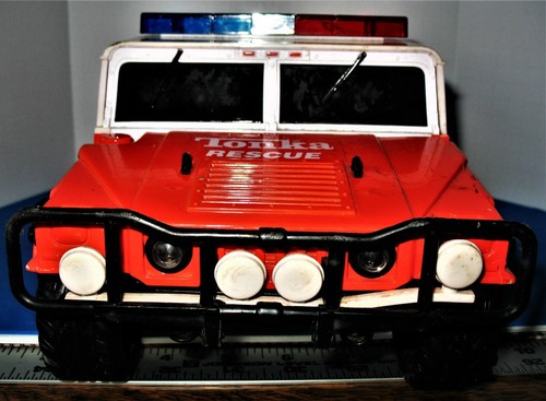 Hard to Find 1999 Battery Operated Hasbro Tonka Working Rescue Truck - Picture 2 of 11