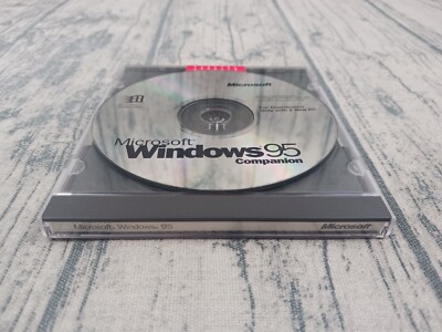 VINTAGE MICROSOFT WINDOWS 95 COMPANION CD ONLY IN ORIGINAL CASE NO KEY