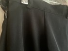 Fabrizio Gianni size 8 black side zip pants faille dressy  front pleat — photo 2