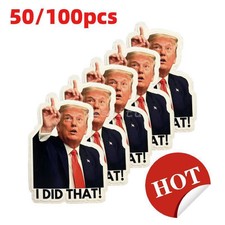 50/100pc Trump Stickers, I Did That, Gas Pump...
