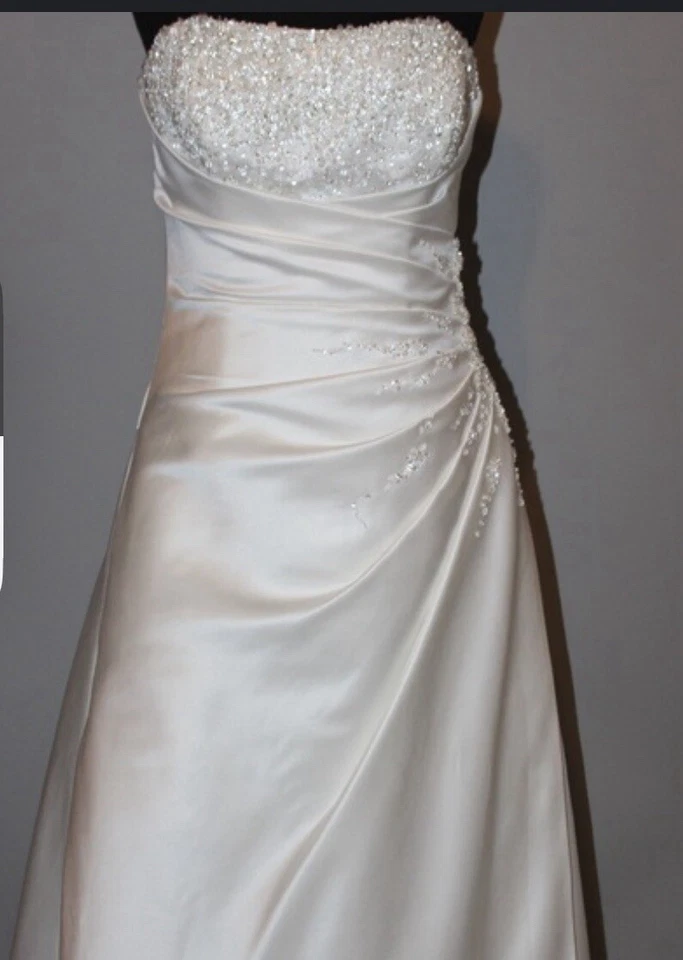 Maggie Sottero Wedding Gown, Adelaide A3157 Sz16 Beaded & Jeweled, Diamond White - Image 4 of 4