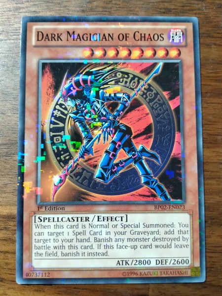 Dark Magician of Chaos BP02-EN023 - Mosaic Rare - 1st Ed NM  Yugioh