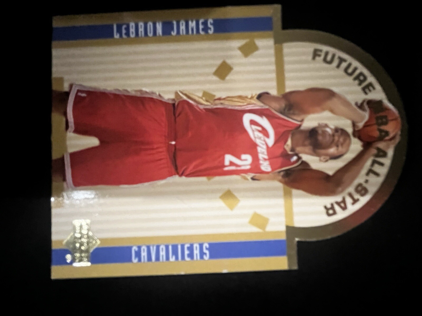 2003 Upper Deck Future All-Star Die-Cut #E15 LeBron James (RC) Rare
