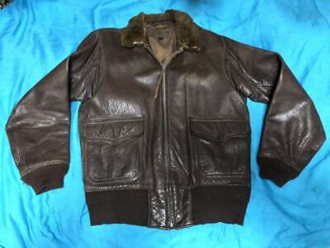 Willis & Geiger 40s Vtg M-422A Flight Jacket WW2 Military Size 38 