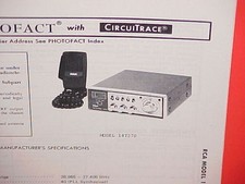1977 RCA CB RADIO SERVICE SHOP MANUAL MODEL 14T270