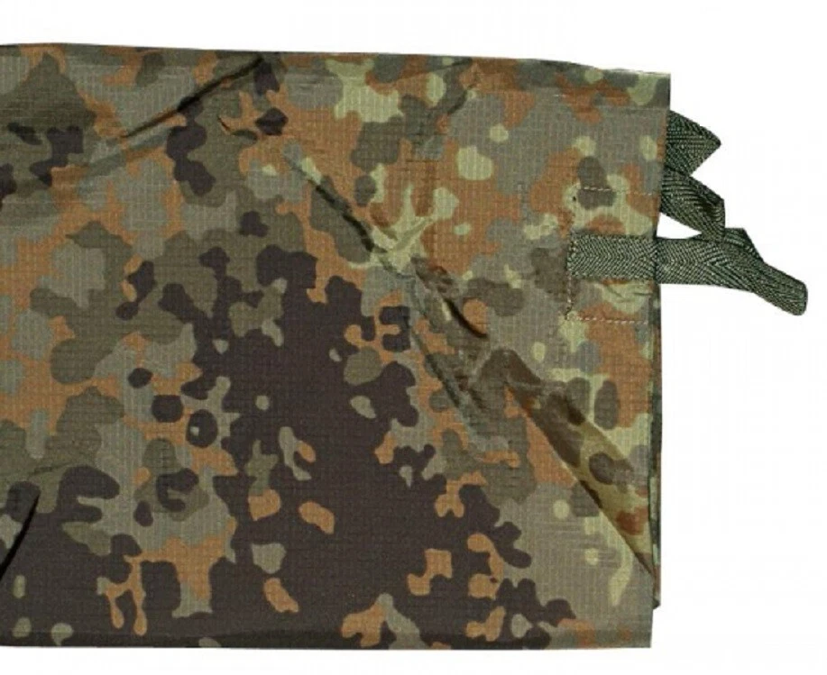 TacGear Bundeswehr Camouflage Tarp Flecktarn Biwak Mehrzweckplane Tarnplane camo - Bild 3 von 4