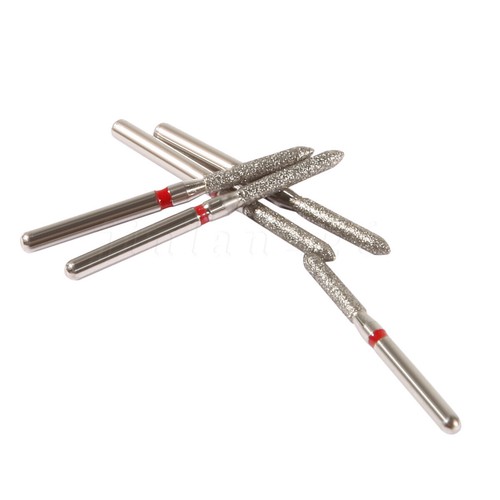 50 fresas dentales de diamante FG 1,6 mm CR-22F para preparación de incrustaciones de turbina de alta velocidad - Imagen 7 de 12