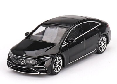 MB Mercedes Benz EQS 580 4Matic  - black - Mini GT 1:64