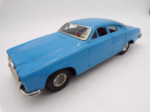 Vintage 1960's Taiyo Toys Japan Tin Friction Go-Go Mobile 9" Jaguar MIB - Picture 4 of 14