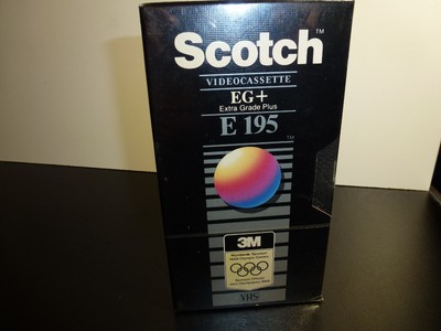 OVP  Scotch Videocassette E 195 Extra Grade Plus  Leerkassette