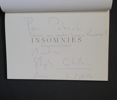 Signed; Stéphane Coutelle: Insomnies; Abrams & Chronicle Books