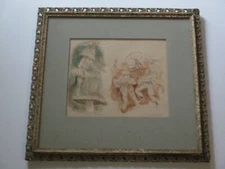 LEWIS TILLEY PAINTING 1950'S RARE ABSTRACT EXPRESSIONISM IMPRESSIONIST GEORGIA 