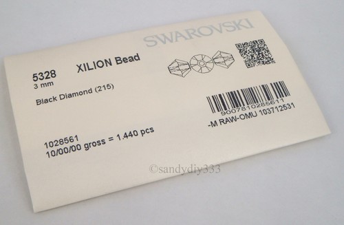 144 pcs x SWAROVSKI XILION CRYSTAL 5328 3mm Bicone Bead ~ Colour ~ Many Color - Picture 7 of 73