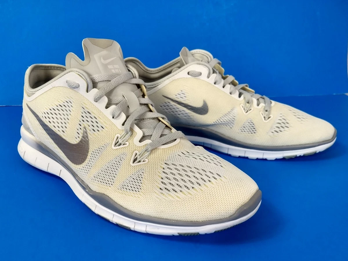NIKE FREE 5.0 TR FIT 5 Womens Size 9.5 Off White Running Training