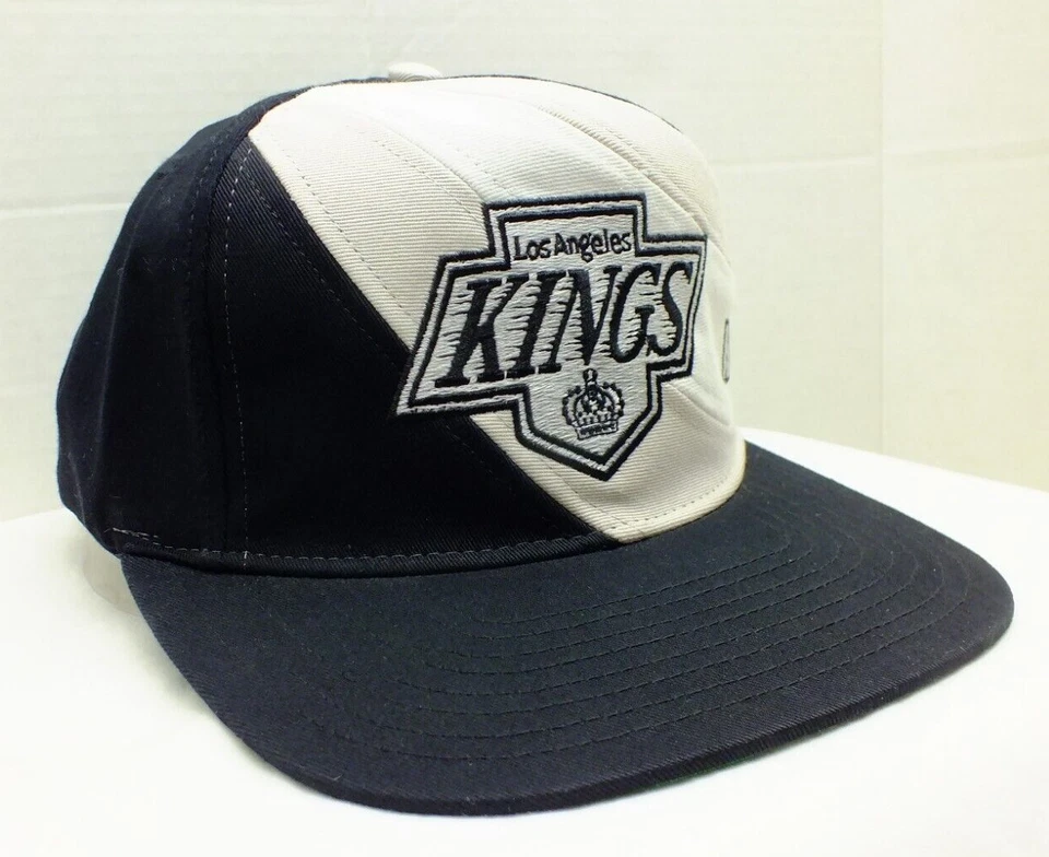 Los Angeles KINGS Snapback Cap Hat Script Slide Panels OSFM VTG NHL Hockey New - Image 2 of 4