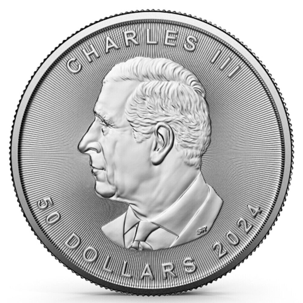 2024 1 oz 9995 Fine Platinum Canadian Maple Leaf $50 Coin BU | eBay