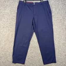 Redvanly Pants Men's XL 36x28 Blue Kent Performance 5 Pocket Golf Chino