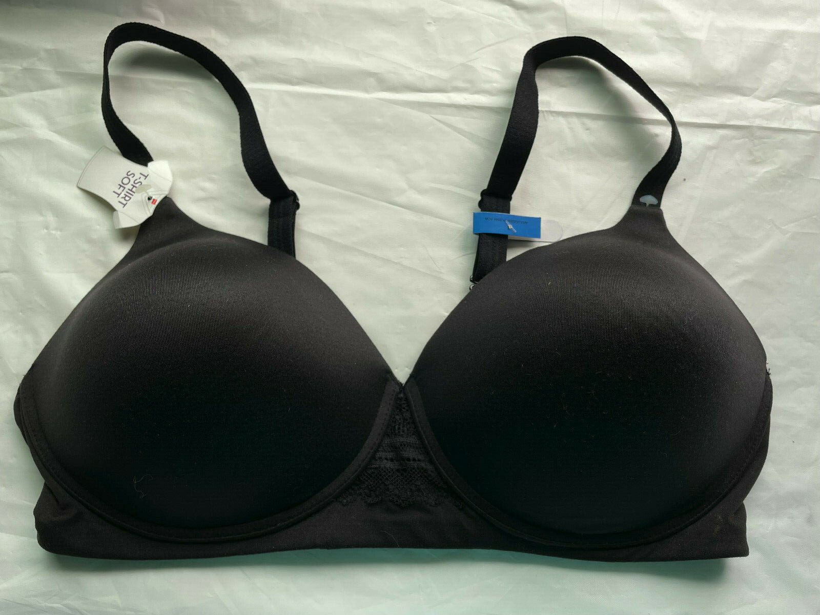 HANES TSHIRT BRA WOMENS XL XLARGE BLACK NEW *104 eBay