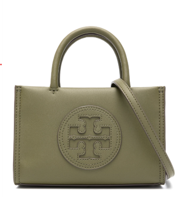 Mini sac fourre-tout en cuir Tory Burch Hb femme Ella logo ton bio