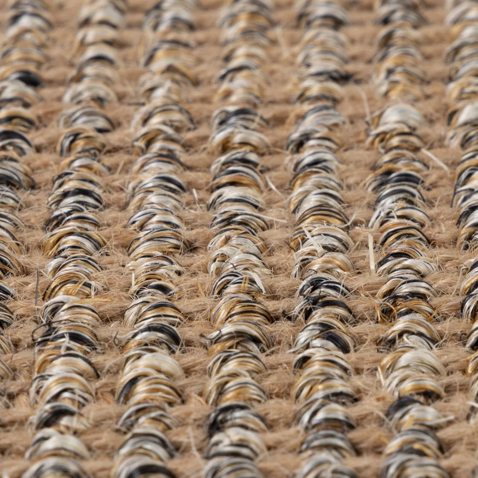 Sisal Teppich | Naturfasern | mit Bordüre aus Baumwolle | Sisalteppich 3 Farben - Bild 3 von 4