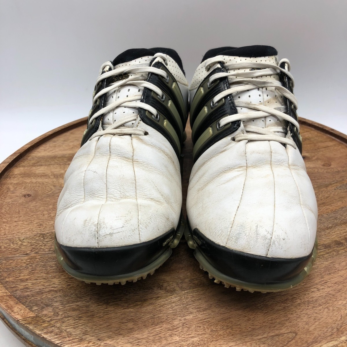 Razorback Adidas Black and White Gator Leather Golf Shoes Amazon.com | adidas Men main image 2