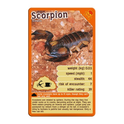 Deadliest Predators Top Trumps Card Game - Picture 2 of 4