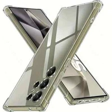 For Samsung Galaxy S24 Ultra Case Clear TPU Silicone Back Cover Protective case