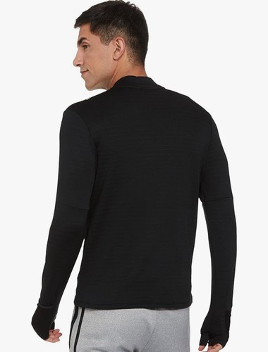 Nike Men’s Sport Logo Solid Color Stand Collar L/S Therma Fit Shirt DD5663-010 L - Picture 5 of 5