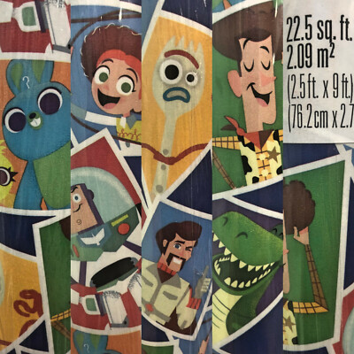 1 Roll Toy Story 4 Birthday Gift Wrapping Paper 22.5 sq ft | eBay