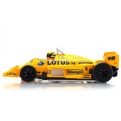 AFX 22114 Mega-G+ Lotus 99T Ayrton Senna 1987 Yellow/Blue HO Slot