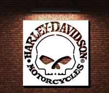 Harley Davidson Stencil Template Reusable Mylar Stencil for Paint #20