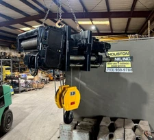 H-Lift 6.3 Ton Electric Wire Rope Hoist w/Motorized Trolley, 30 Lift, 460-3-60V