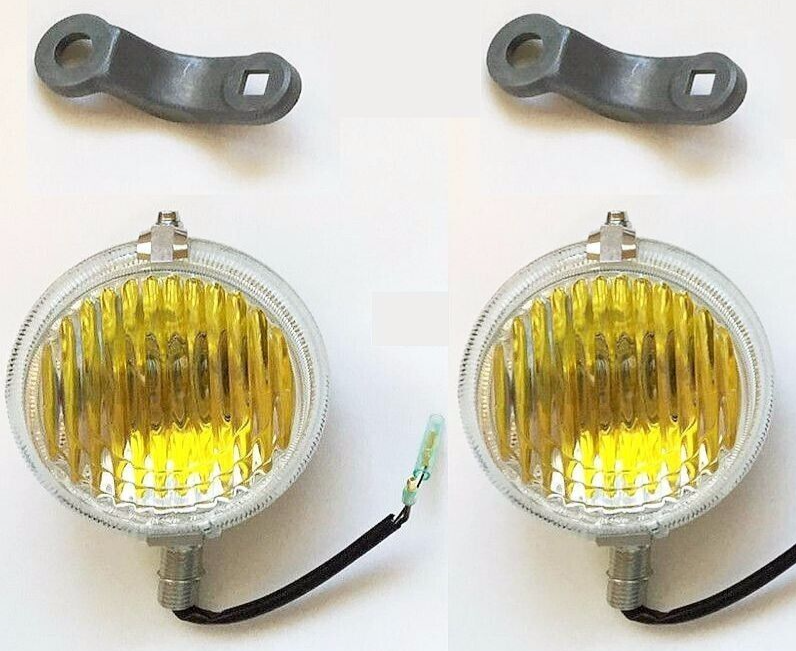 Toyota FJ40 FJ43 OEM Fog Lamp Bracket Set LH RH 81210-60010 81481
